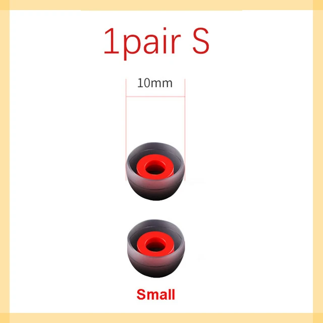 

NEW2023 mm (L m s) silicone Ear Pads for in-Ear Headphones Silicone eartips/Ear sleeve Headset Accessories