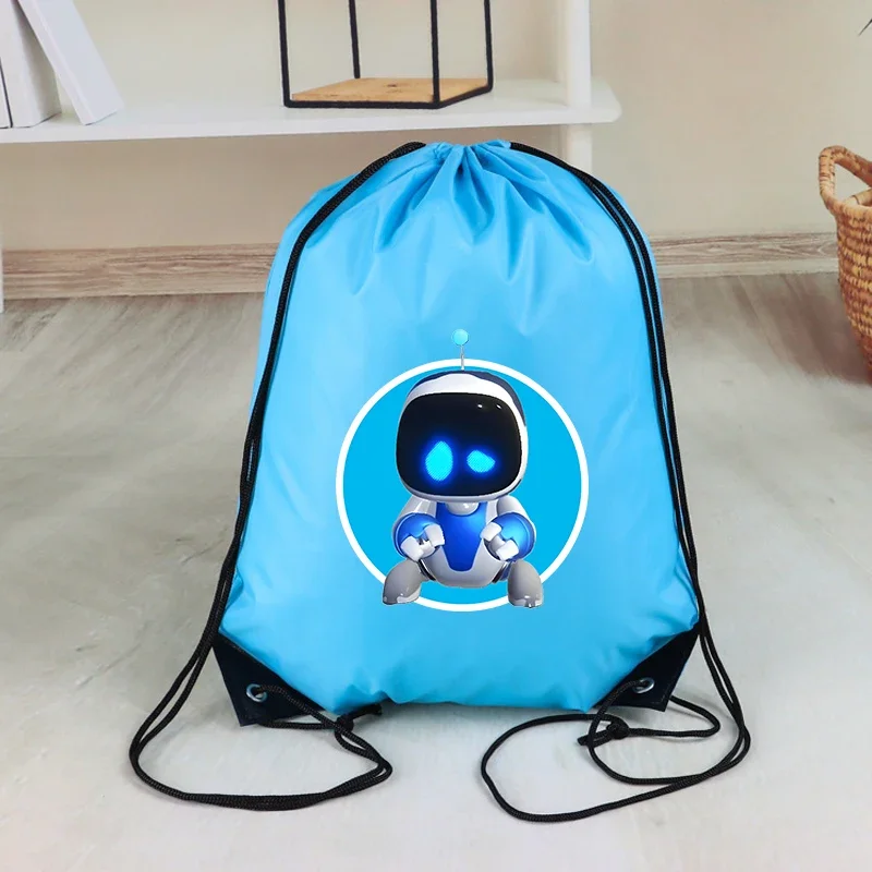 Фото Рюкзак на шнурке AstroBoted с принтом в стиле аниме, портативная водонепроницаемая сумка для хранения с большим объемом, подарки на день рождения, хит продаж №3