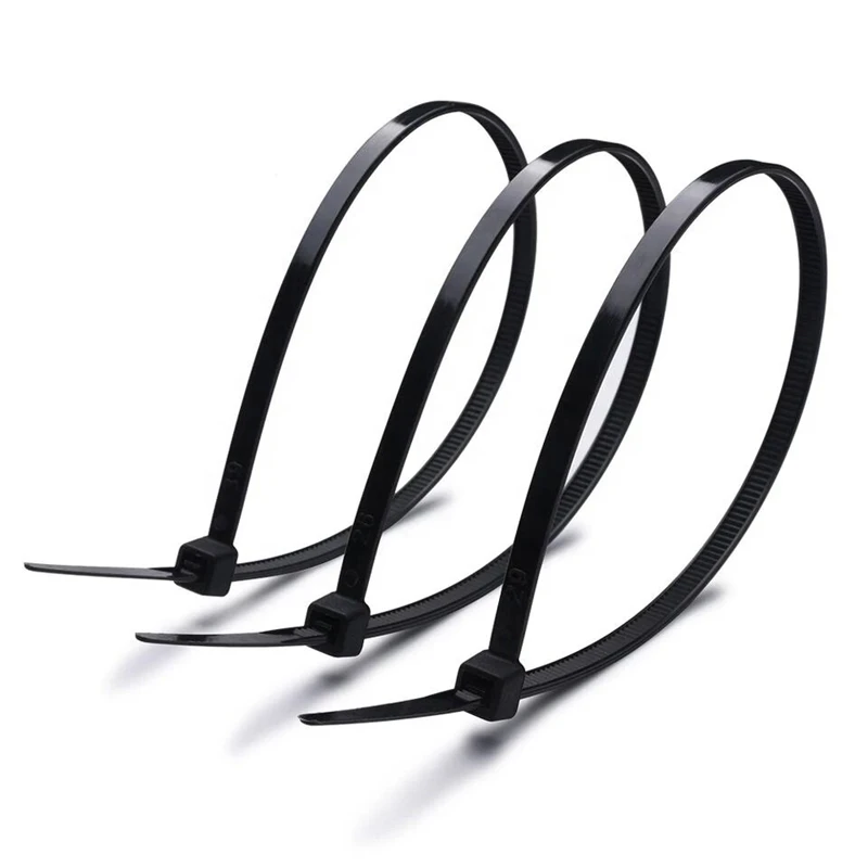 Упаковка сильная никогда не разрывается самоблокирующаяся черная нейлоновая