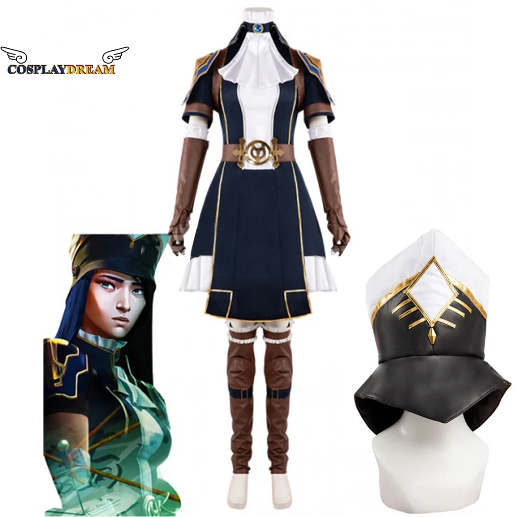 

Игровой костюм для косплея LOL, кайтлин кирмаман, костюм шерифа пилтовера, кайтлин, косплей костюм, Униформа, наряд, аниме, Arcane, LOL