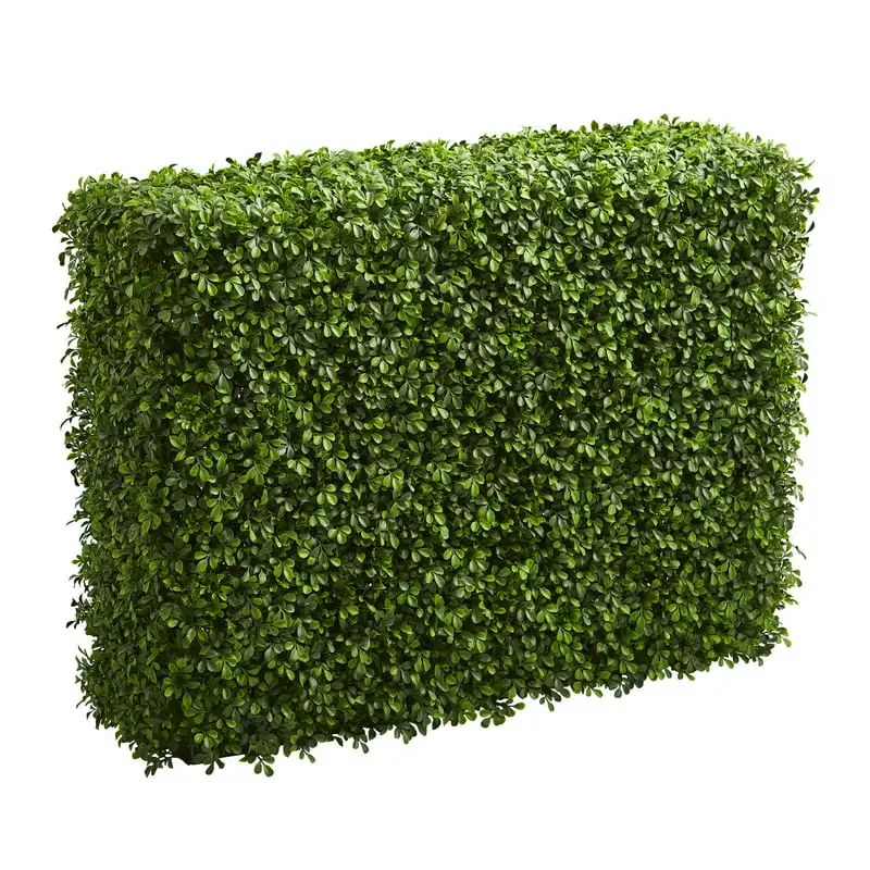 

Boxwood Hedge Artificial Panel (Indoor/Outdoor), Green