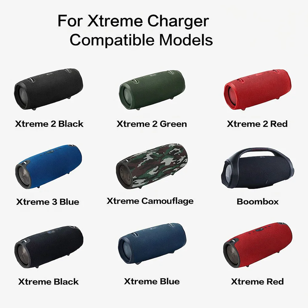 Фото Запасное зарядное устройство для Xtreme 2, совместимое с портативными беспроводными водонепроницаемыми Bluetooth-колонками Boombox, Xtreme, Extreme №5