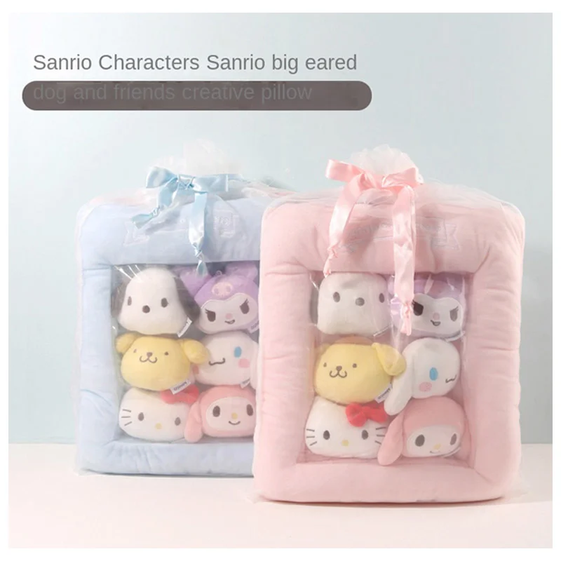

Anime Sanrioed Plush Toys Pillow Cute Cartoon My Melody Kittys Cat Cinnamoroll Purin Dog Plushie Soft Dolls Kids Birthday Gifts