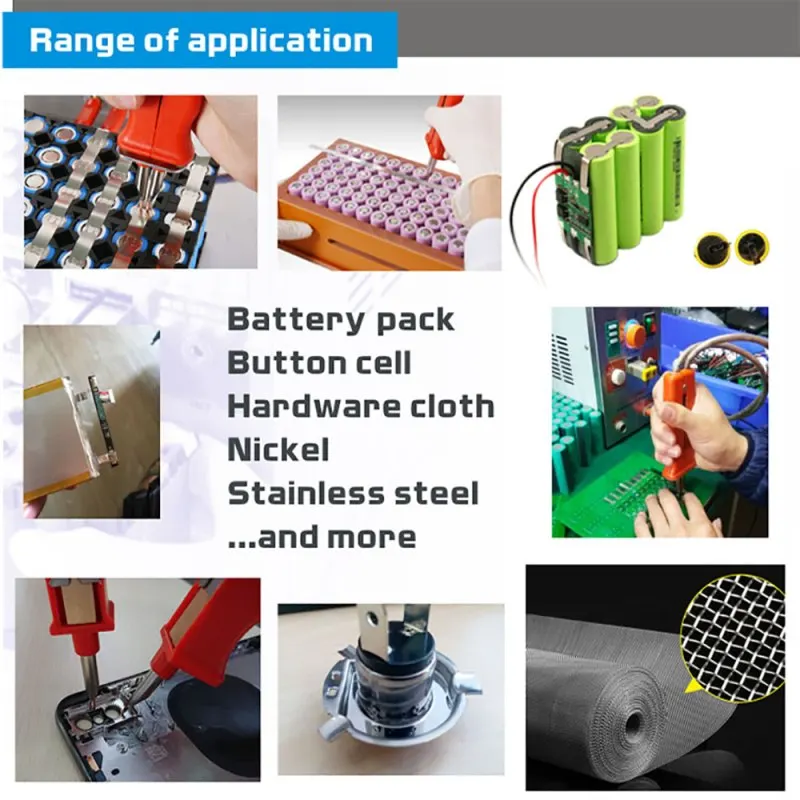 SUNKKO 709A импульсный точечный сварочный агрегат 1.9kw светодиодный Pulse lith Battery spot welder