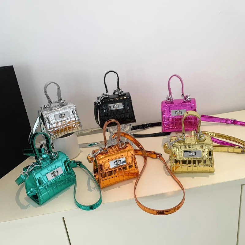

2023 Luxury Brand lipstick Bags for Women Fashion Stone Pattern Shoulder Bag Cute Mini Purses and Handbag Designer Crossbody Bag