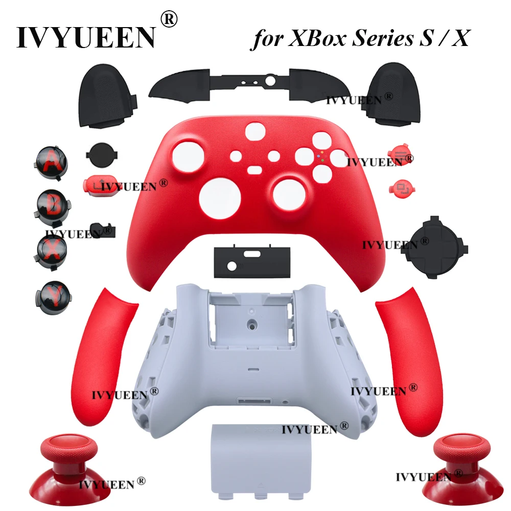 

IVYUEEN Replacement Housing Shell for Xbox Series S / X Controller Rails Panels Faceplate Cover LB RB LT RT Trigger Buttons