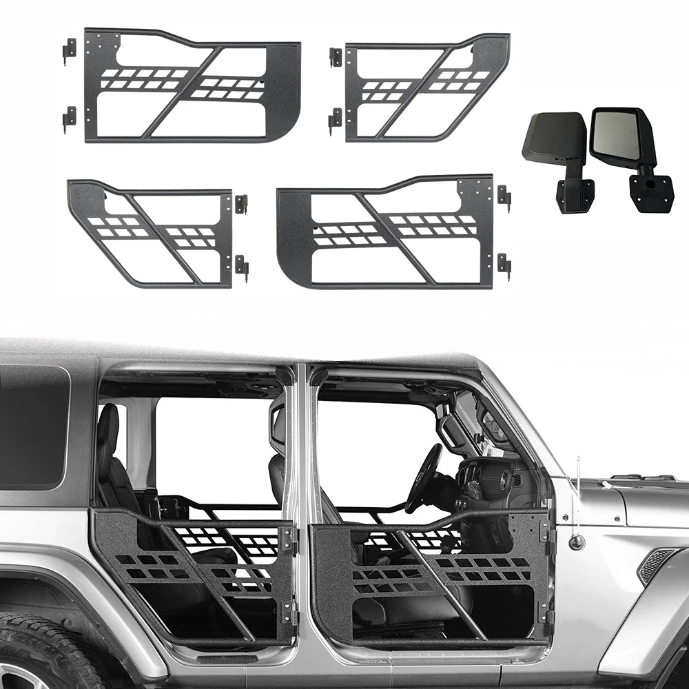 

Трубчатые двери для Jeep Wrangler, 4 двери JL 2018-2021 LANTSUN JL1078