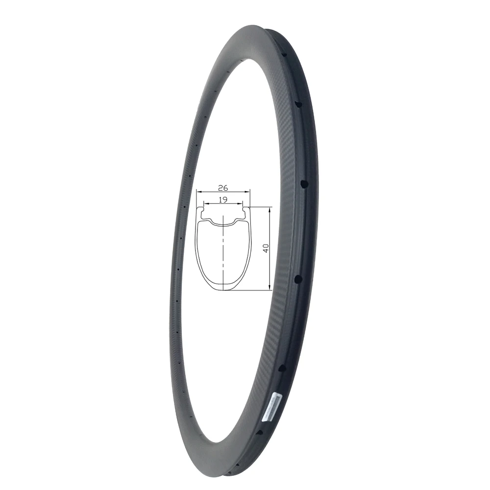 LIENGU 390g 700C 40 мм обод дорожного велосипеда 26 ширина 19 внутренняя Φ велосипедные