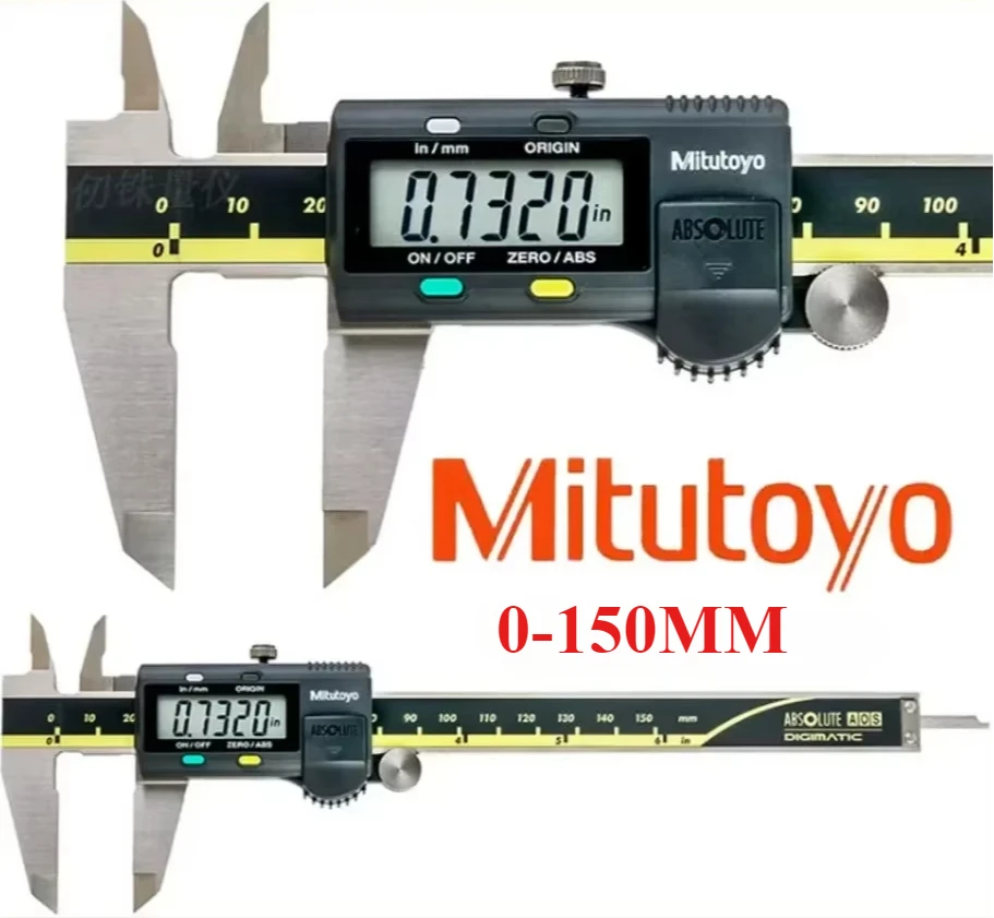 

Mitutoyo 500-196-30 цифровой штангенциркуль с ЖК-дисплеем штангенциркули 6 дюймов 150 мм 200 мм 300 мм штангенциркуль измерительные инструменты нержавеющая сталь