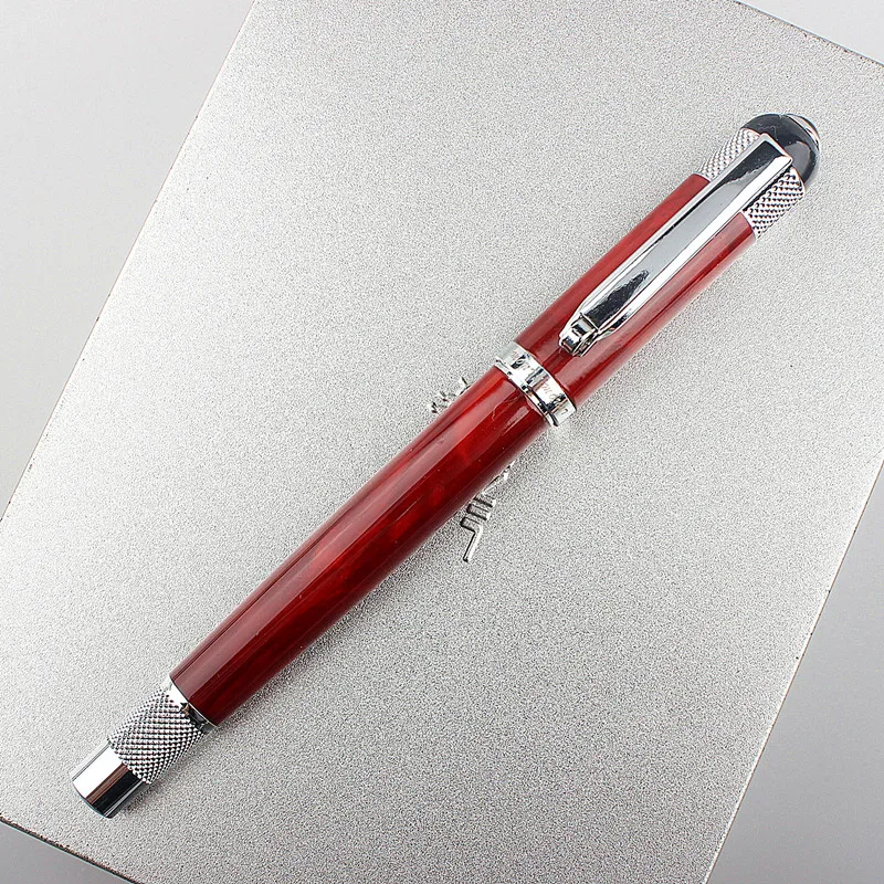 

High Quality 689 Red wine Business Office School Student Stationery Medium Nib Rollerball Pen New