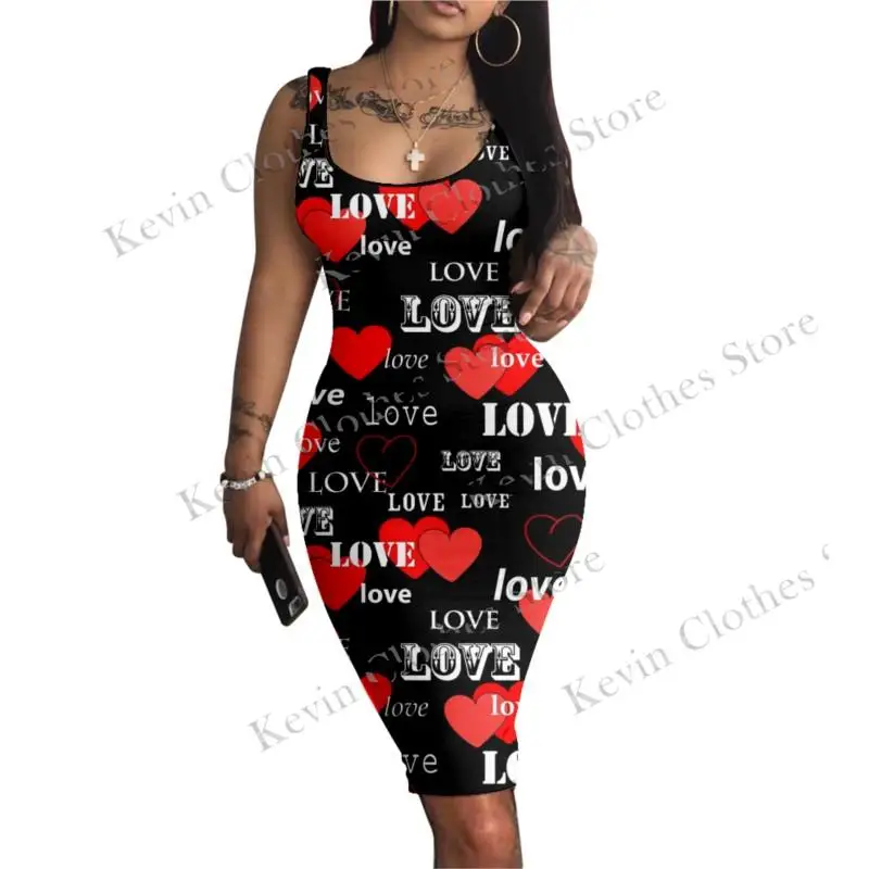 

Mini Dress Formal Dresses Long Woman Love Pattern Women's Summer 2023 Sexy Womens Elegant Sensual Occasion Saxy Short Daring