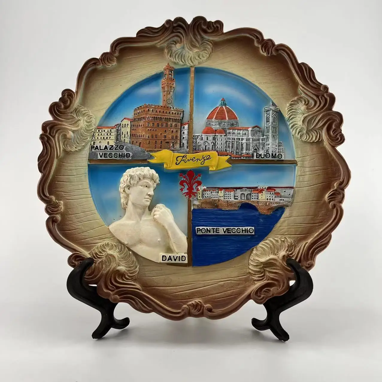 

Ltaly Desk Accessories Hand Painted Resin Crafts Travel Souvenirs Gift Collection Home Decoration