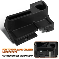 central armrest storage box center console organizer tray pallet holder accessories for toyota land cruiser lc70 71 76 79 series