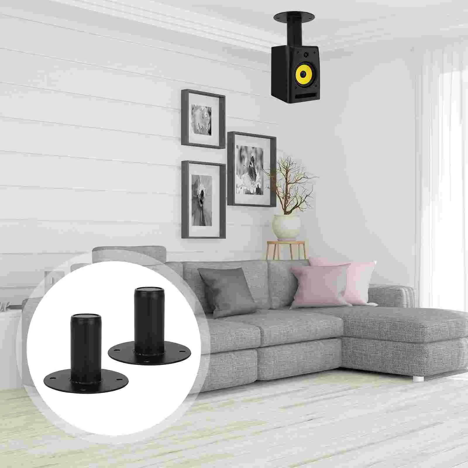 

Speaker Stands Stand Tray Studio Monitor Metal Sound Surround Floor Holder Bracket Base Support Desktop Computer Aluminum Alloy