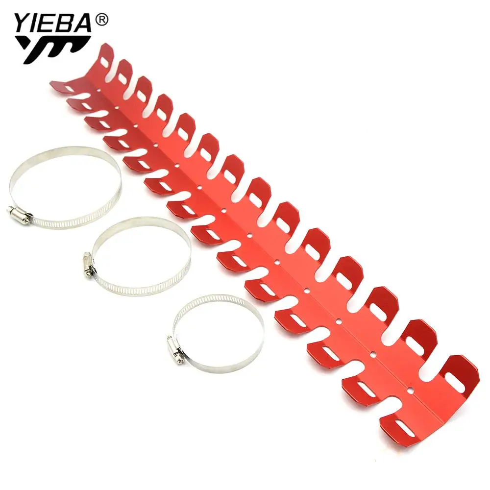 Мотоциклетная выхлопная труба глушителя защита ноги теплозащитный Чехол для YAMAHA