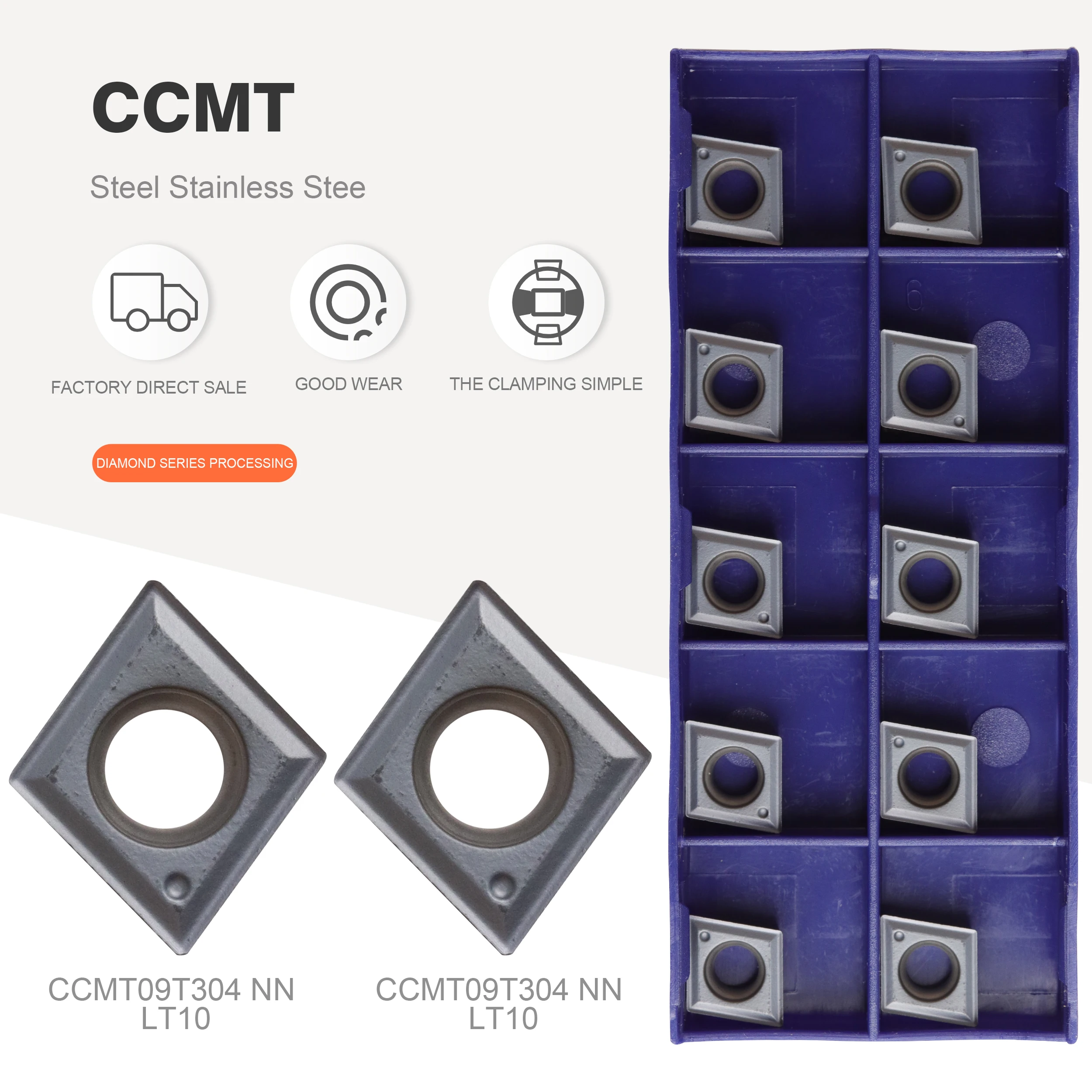 CCMT09T304 DCMT11T304 NN LT10 100%