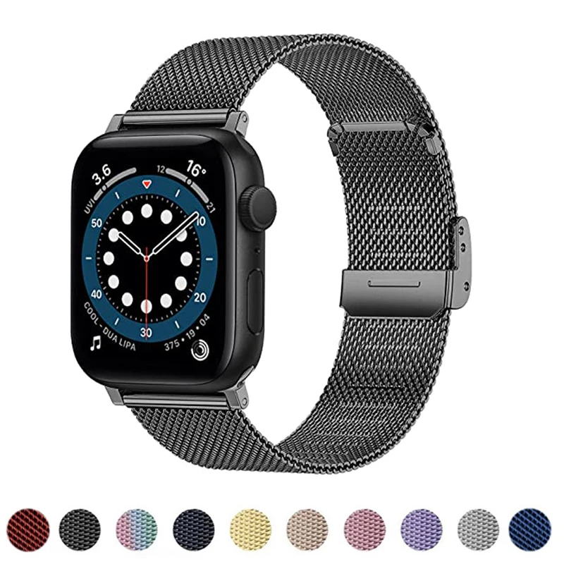 

Strap For Apple Watch Link bracelet band 44mm/40mm 42mm iWatch 3 4 5 6 se 1:1 original bracelet Apple watch series 7 41mm 45mm