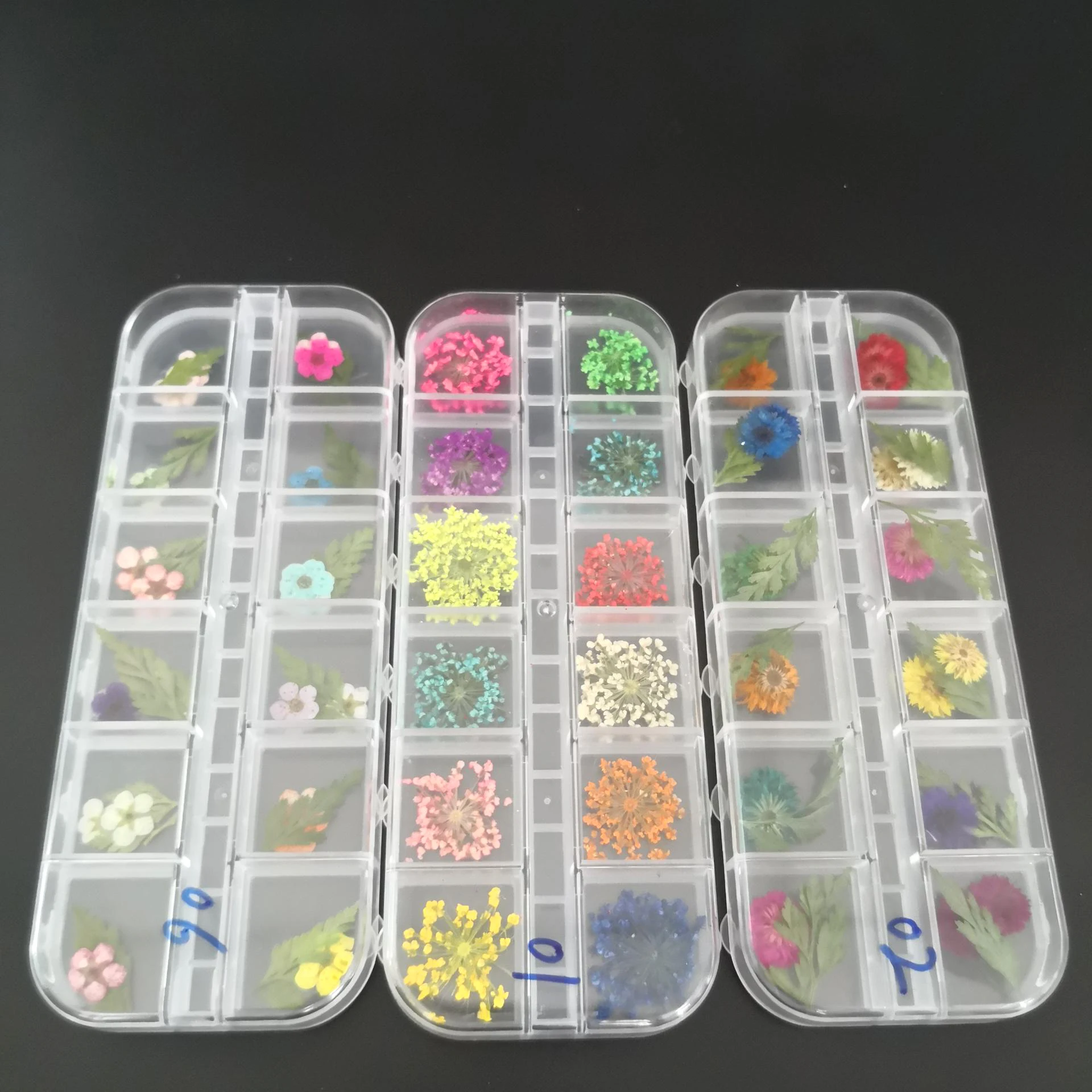 4 набора разноцветные кружевные сушеные цветы подвески для ногтей натуральные