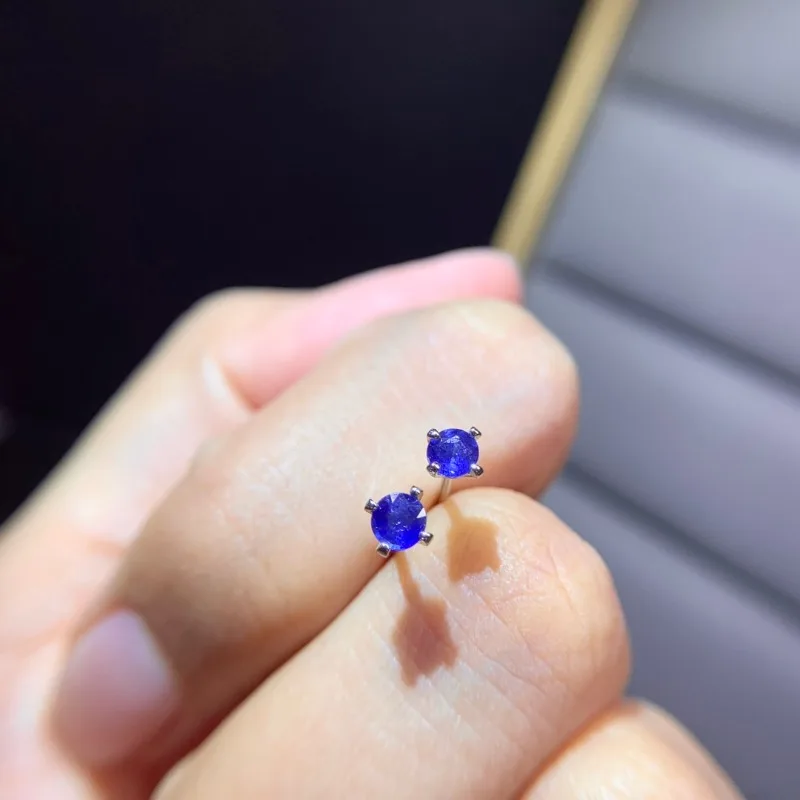 Женские серьги-гвоздики из серебра 925 пробы 3x3 мм