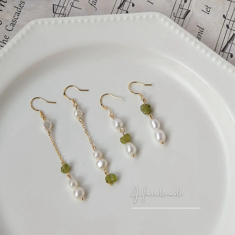 Изящные серьги-подвески из искусственного жемчуга для женщин и девушек, серебро пробы, винтажные геометрические серьги-иглы, подарок