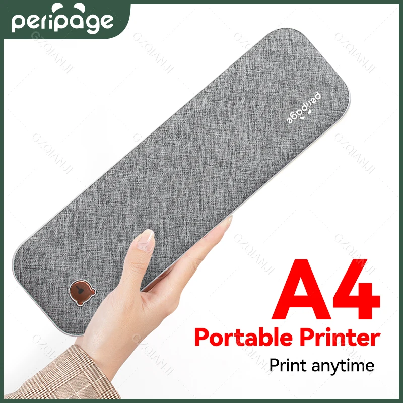 Online A4プリンター,ワイヤレス,ポータブル,写真用のBluetoothドキュメント,Android,iOS