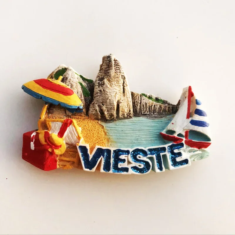 Италия магниты на холодильник Polignano альберболо остауни тропея виеста пуля