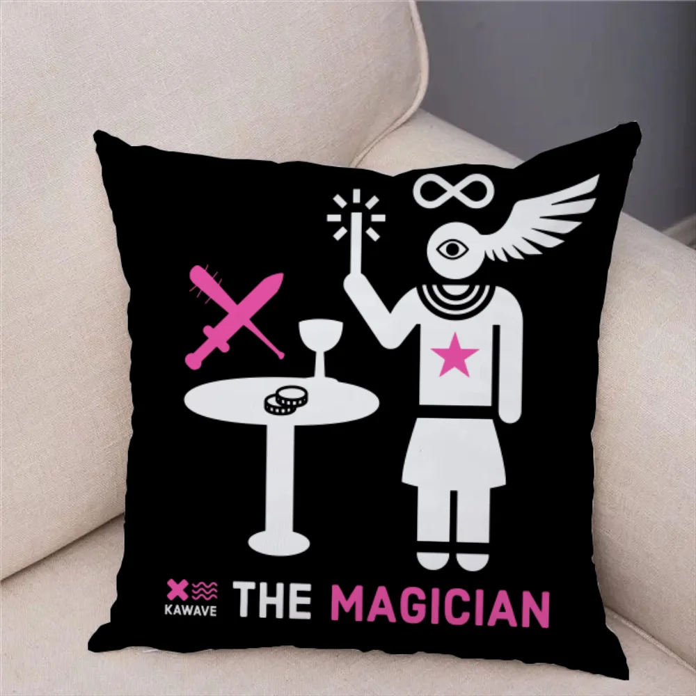 Декоративные наволочки на диванные подушки с ловкими лозунгами 40x40