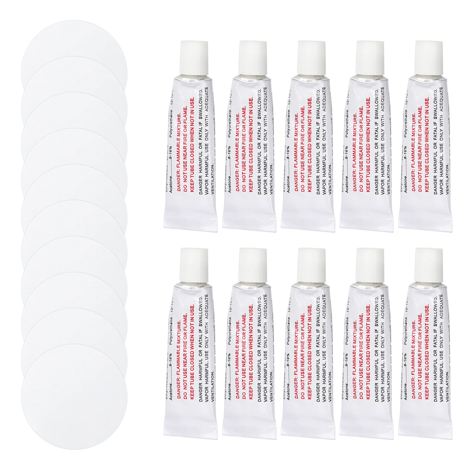 

Набор клеевых заплаток для ПВХ 10 шт