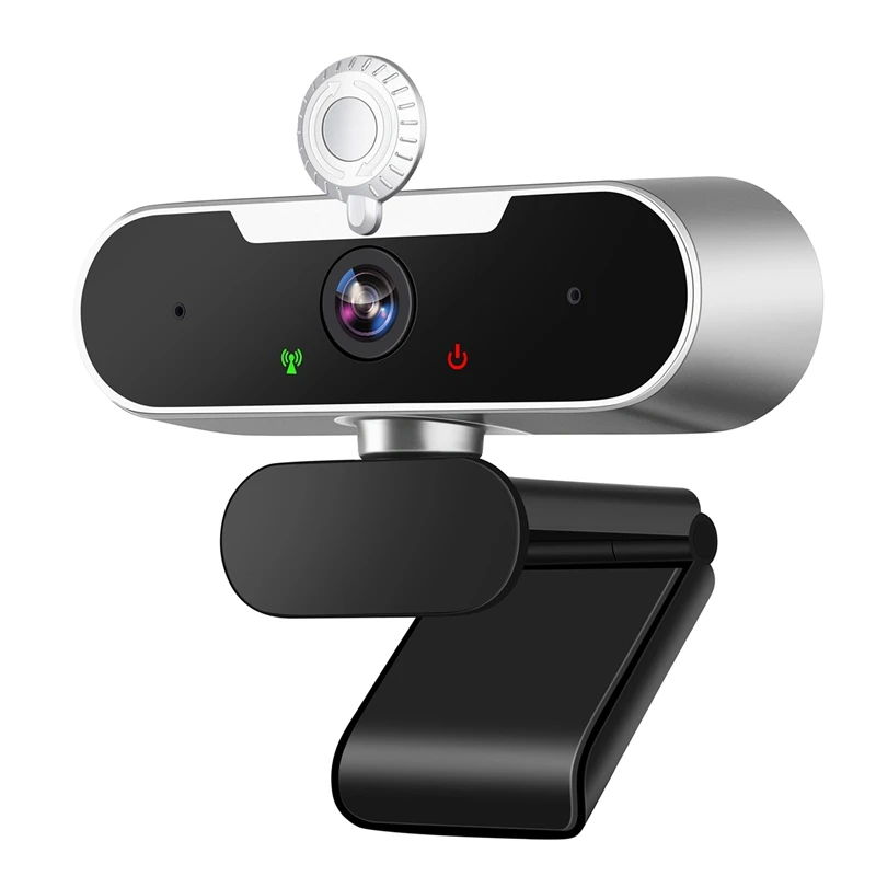 

Веб-камера HD 1080P с микрофоном шумоподавления, веб-камера Plug and Play, USB веб-камера с автофокусом для настольного ПК, ноутбука