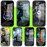 liquid tempered glass case for iphone 13 11 12 mini pro max xs xr x 7 8 6 plus se2 silicone cover protection gorilla