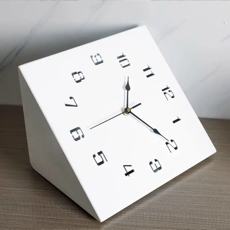 Деревянные цифровые настенные часы Эстетические современные роскошные