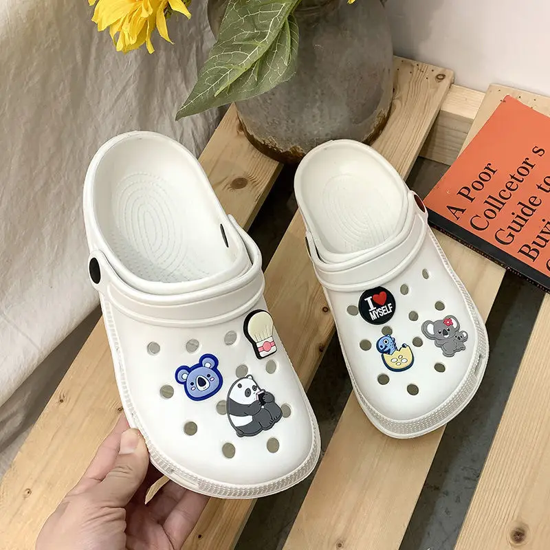 

Cartoon Eva Woman Slippers Holes Shoes for Women's Sandals Slides Home Slipper Ladies Couple Shoes Classic Nursing Clogs Sandal