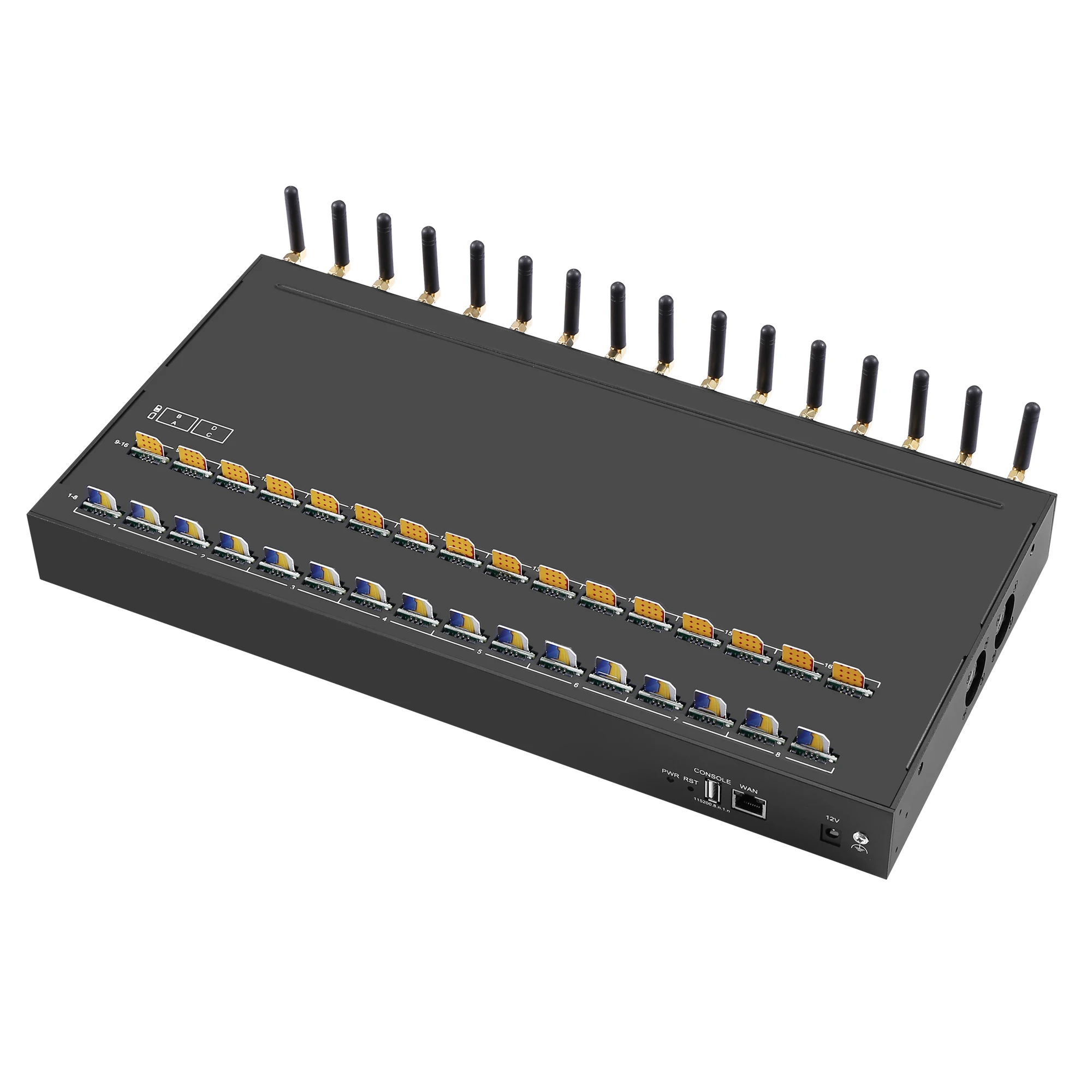 

Skyline gsm Voip Gateway With SIP And H323 Protocol 16 Port Voip Terminal sk16-64 sms gateway