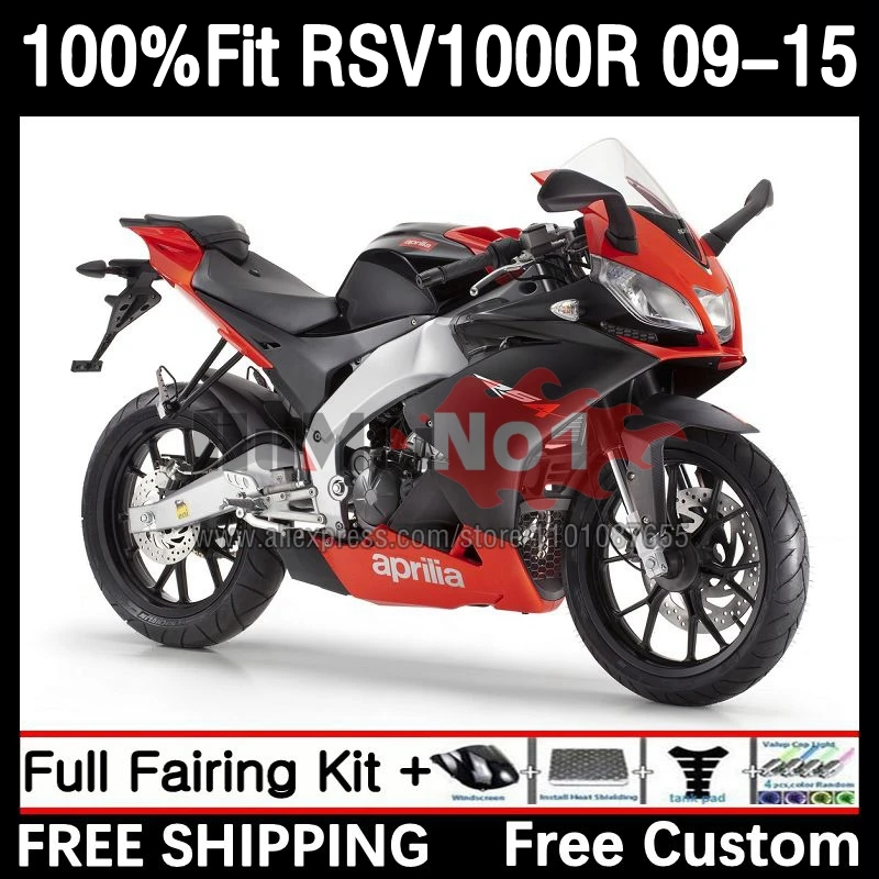 

Injection Fairing For Aprilia RSV1000 RSV1000R 09 10 11 12 13 15 55No.15 RSV 1000 R 1000R 2009 2010 2012 2013 2015 Gloss Black