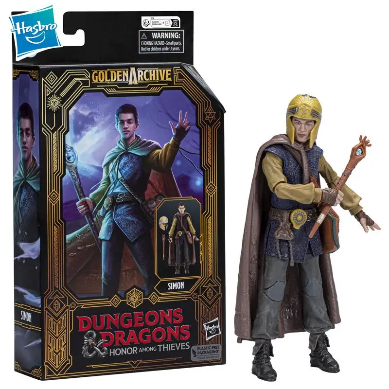 

Hasbro Dungeons & Dragons Honor Among Thieves Golden Archive Simon Collectible Figure 6-Inch Scale D&d Action Figures Boy Gift