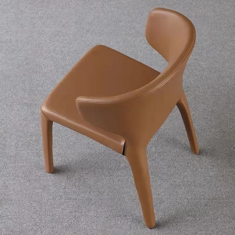 

New Office Chair Ergonomic Computer Uxury Lazy Simple Scandinavian Home Modern Simple Luxury Leisure Backrest Leather Chairs