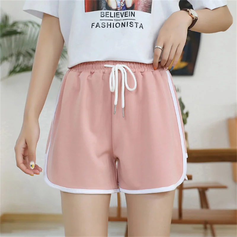 

Light Elastic Soft Summer New Fast Drying Fitness Shorts Sports Running Clothes Women's Casual High Waist Yoga Shorts