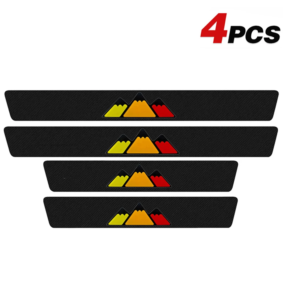 

4Pcs Anti Scratch Car Door Threshold Sill Sticker Protective Film Trim Decal For Toyota RAV4 Vanguard XA10 XA20 XA30 XA40 XA50