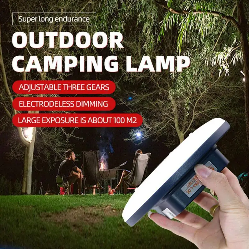 

Camping Lantern Outdoor Camping Light Rechargeable Flashlight Strong Light Portable Lanterns Power Bank Tent Lamp Dropshipping