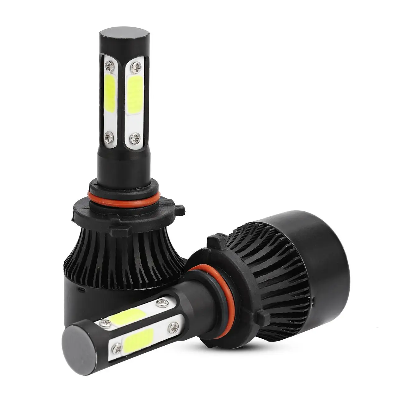 

Car LED Headlight Bulbs 4 Side COB 26W 5000lm 9005 12/24V Auto LED Light Headlamp Fog Light Waterproof Pure White 6500K