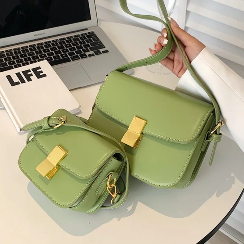 

Hot Sale Women Handbag Pu Leather Messenger Bags NEW Classic Designer Shoulder Bag High End Korean Style Lady Wallet Gift