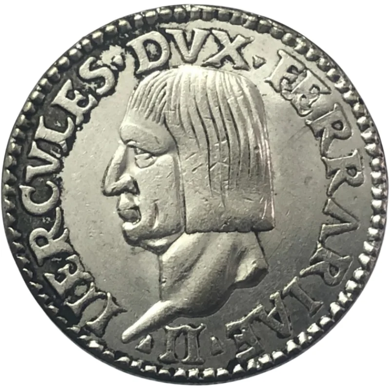 

Копия монеты Ercole I 1 Тестоне 1471-1505 год