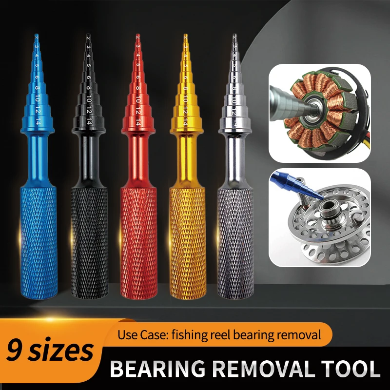 

2-10mm Lagers Remover Automotive Fishing Reel Bearing Inspection Rod Removal Tool Bearing Puller Maintenance Repair Hand Tool