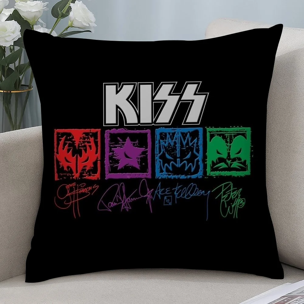 R-RockS K-Kiss Band Музыкальные наволочки из плюша