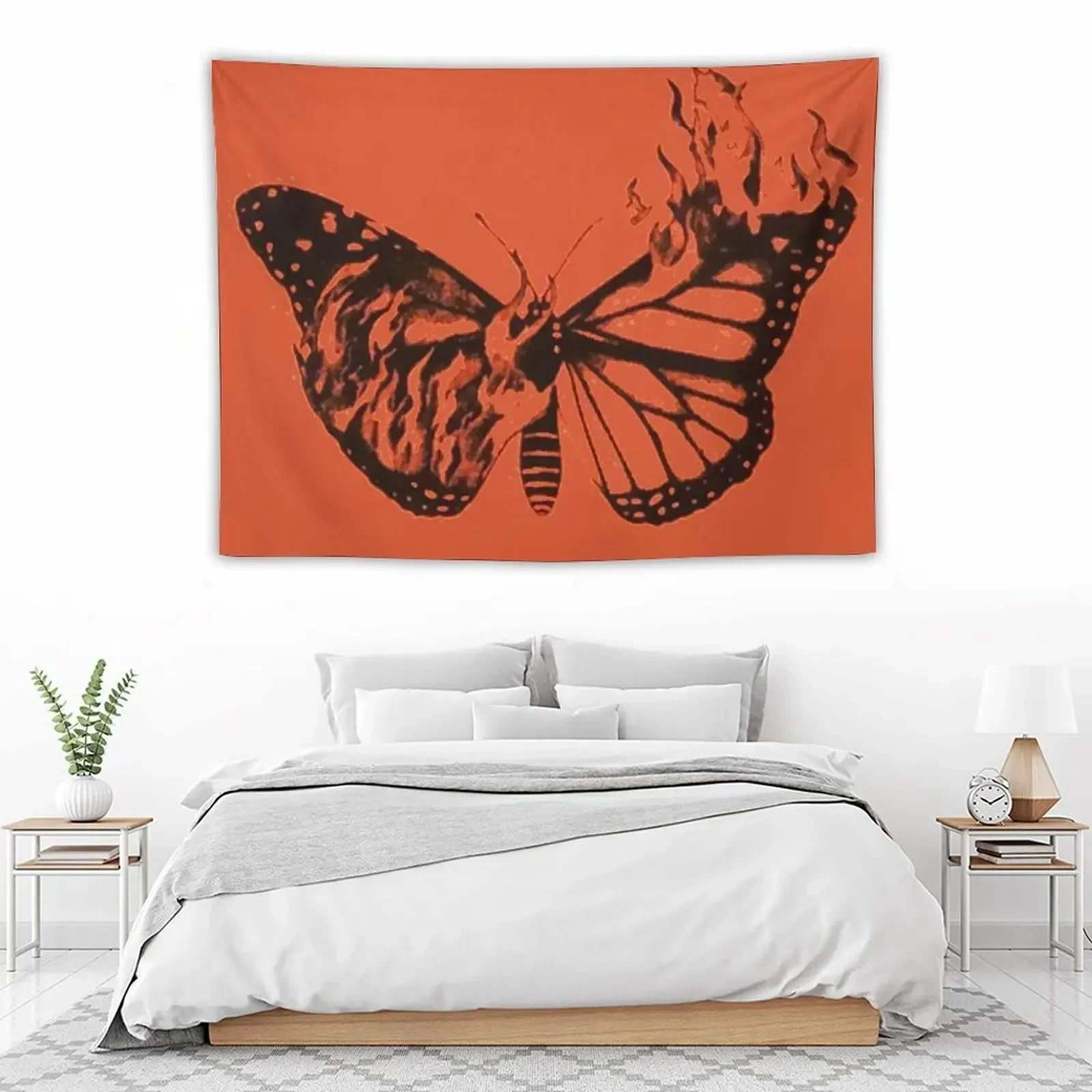 HFK гобелен с изображением бабочек художественное настенное украшение для дома