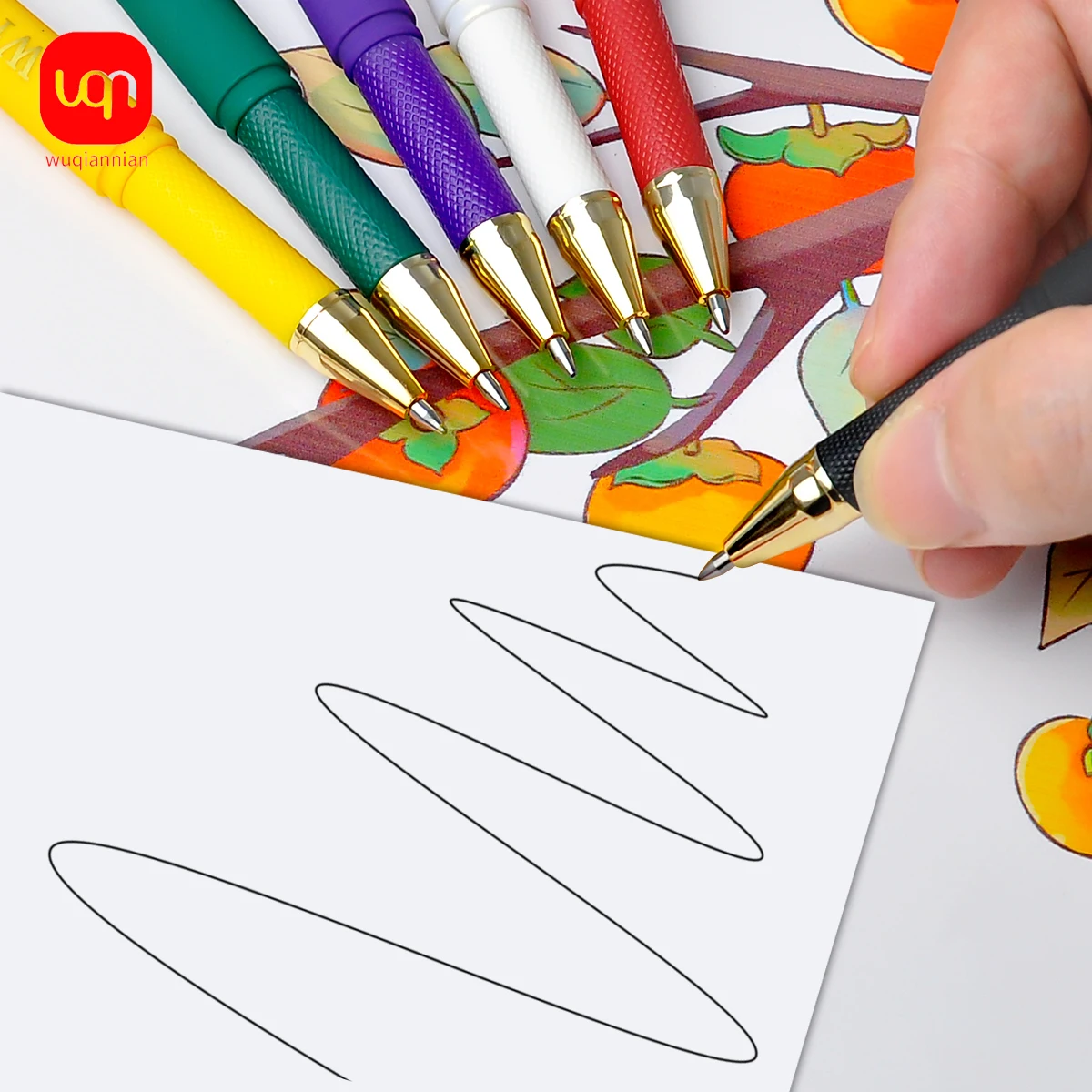 6 шт. декоративные пластиковые шариковые ручки