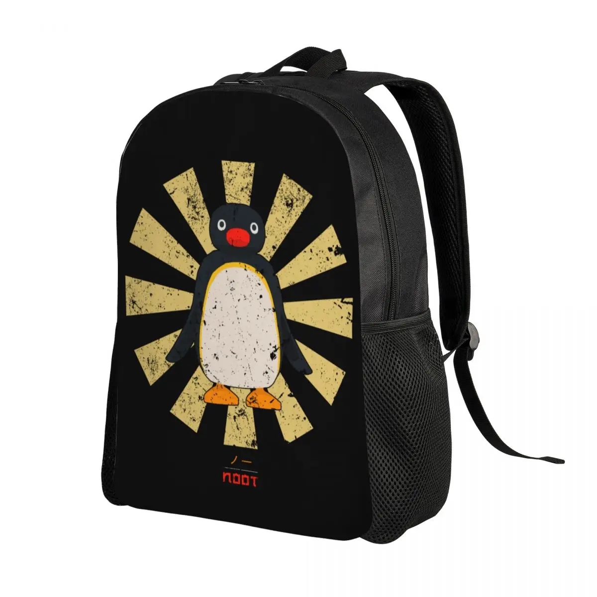 Ретро японский рюкзак Pingu Noot для мужчин и женщин школьный студенческий подходит