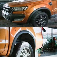 mudguards wheel arch fender flares for ford ranger wildtrak t7 2015 2016 2018t8 2019 2020 2021 double super cabin matte black