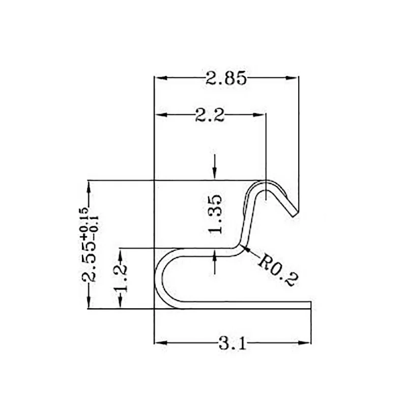 

Пружинные контакты 1Pin 50/100 шт