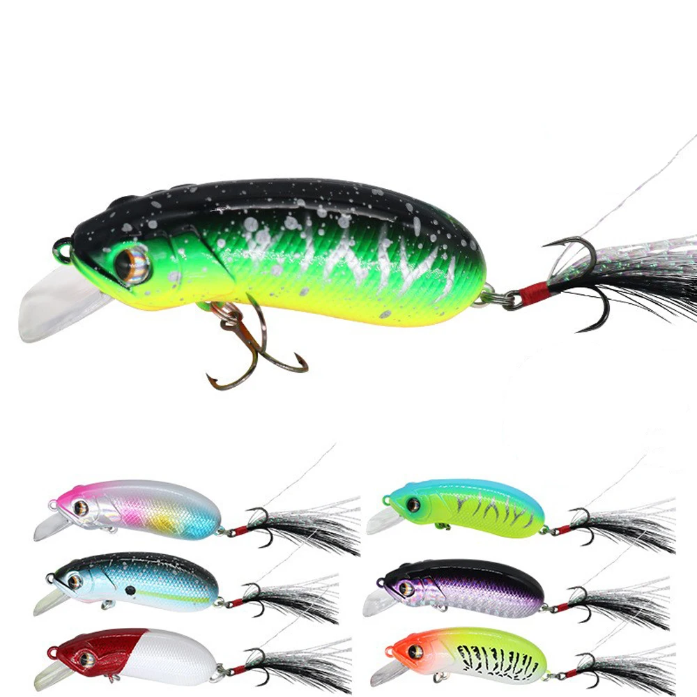 

Fishing Bass Sinking 6.5g Floating Lure 9.5g Minnow Wobblers Artificiali Hard Fshing Lures for River Trout Area Bass Pike Perch